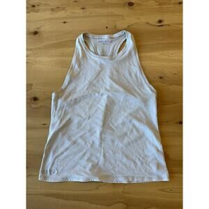 Outdoor Voices Mesh Racerback Tank Top Womens Medium Activewear Running Gym Tan